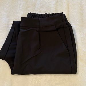 Black Elastic Pants